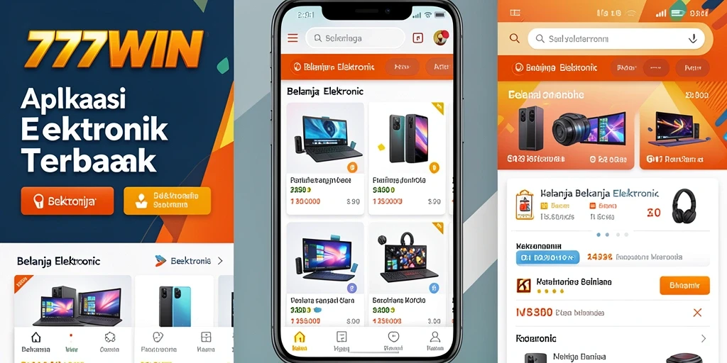 Tampilan antarmuka 777WIN yang modern dan intuitif untuk belanja elektronik.