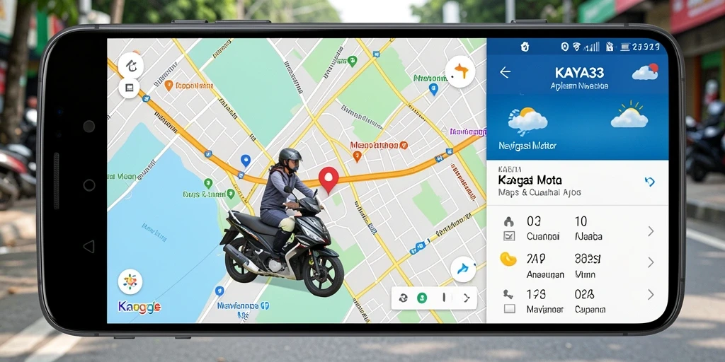 Tampilan antarmuka KAYA33 yang sederhana dan informatif untuk Navigasi Motor.