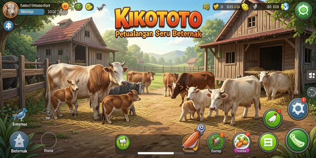 Tampilan antarmuka KIKOTOTO yang menarik dan interaktif.