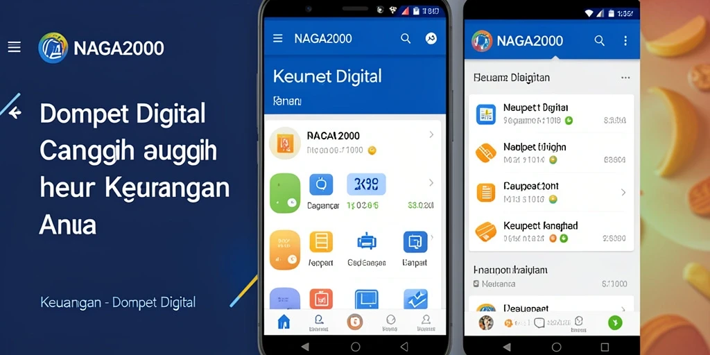 Antarmuka NAGA2000 yang modern dan user-friendly.